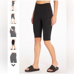 🖤 New Marika Olivia Side Pocket Tummy Control Bermuda Shorts training legging